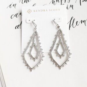 Kendra Scott Alice Silver Drop Earrings